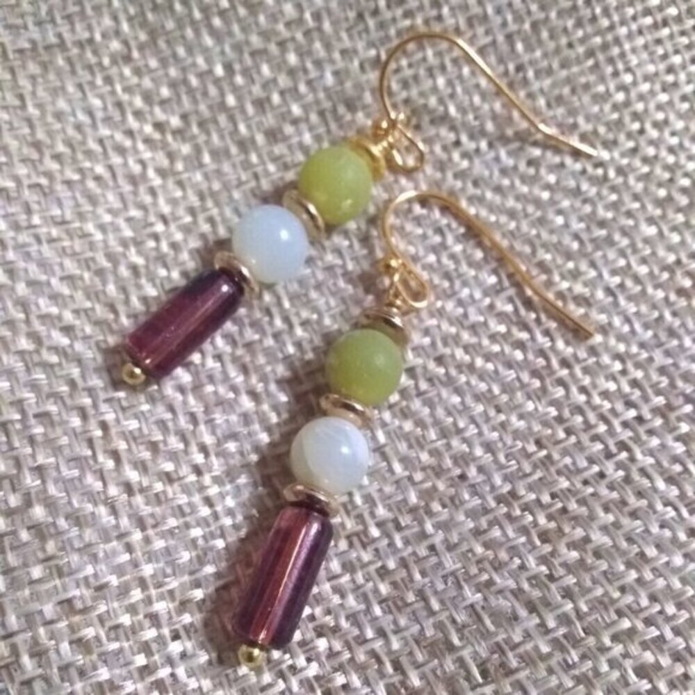 $10 Radical Drop! Lightweight Slim Slender Boho Beaded Fall Dangle Earrings